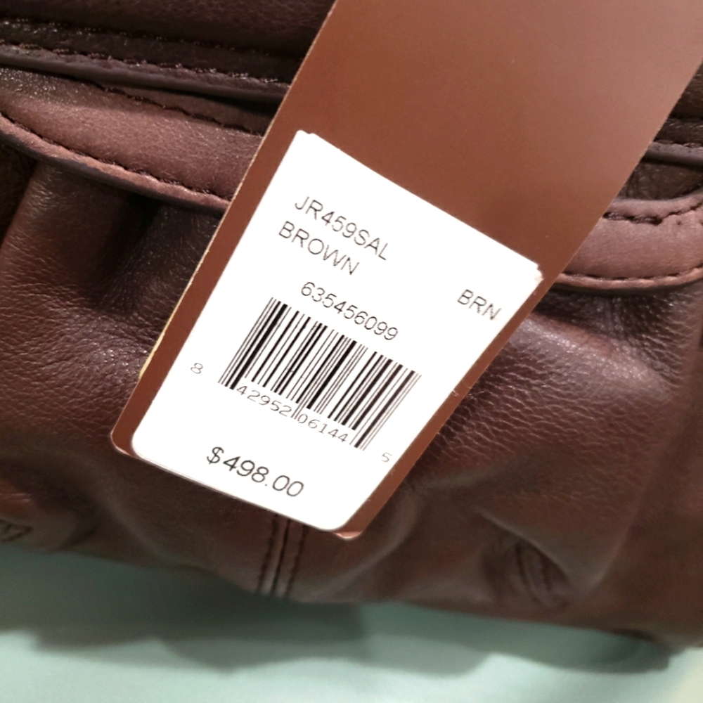 NEW JUNIOR DRAKE SHOULDER/TOTE LEATHER BAG